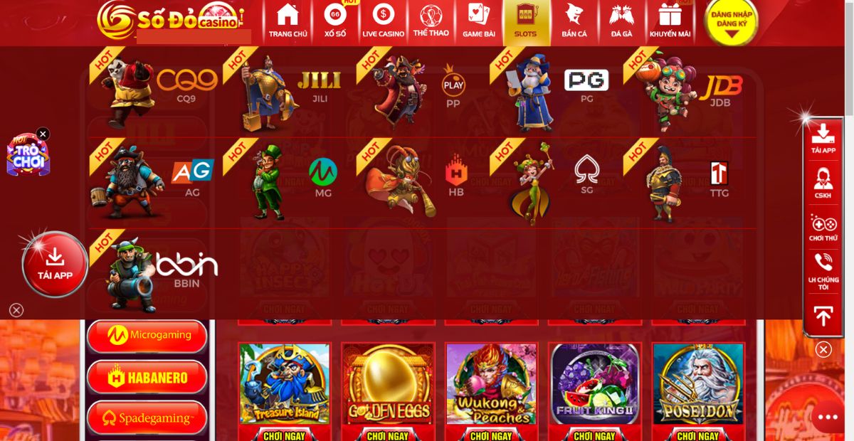 Các loại game slot game thông dụng hiện nay