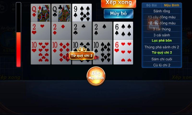 Game Mậu Binh online Sodo66