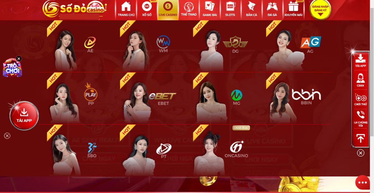 Giới thiệu game Casino online Sodo66