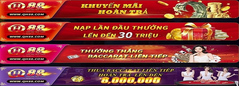 Khuyến mại QH88 hấp dẫn, HOT nhất dành cho anh em game thủ